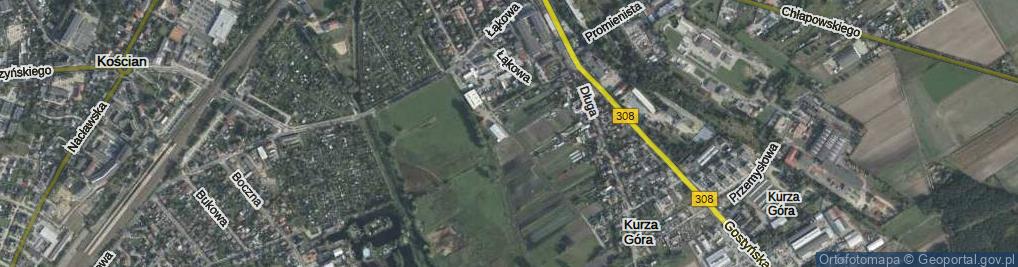 Zdjęcie satelitarne Łąkowa ul.